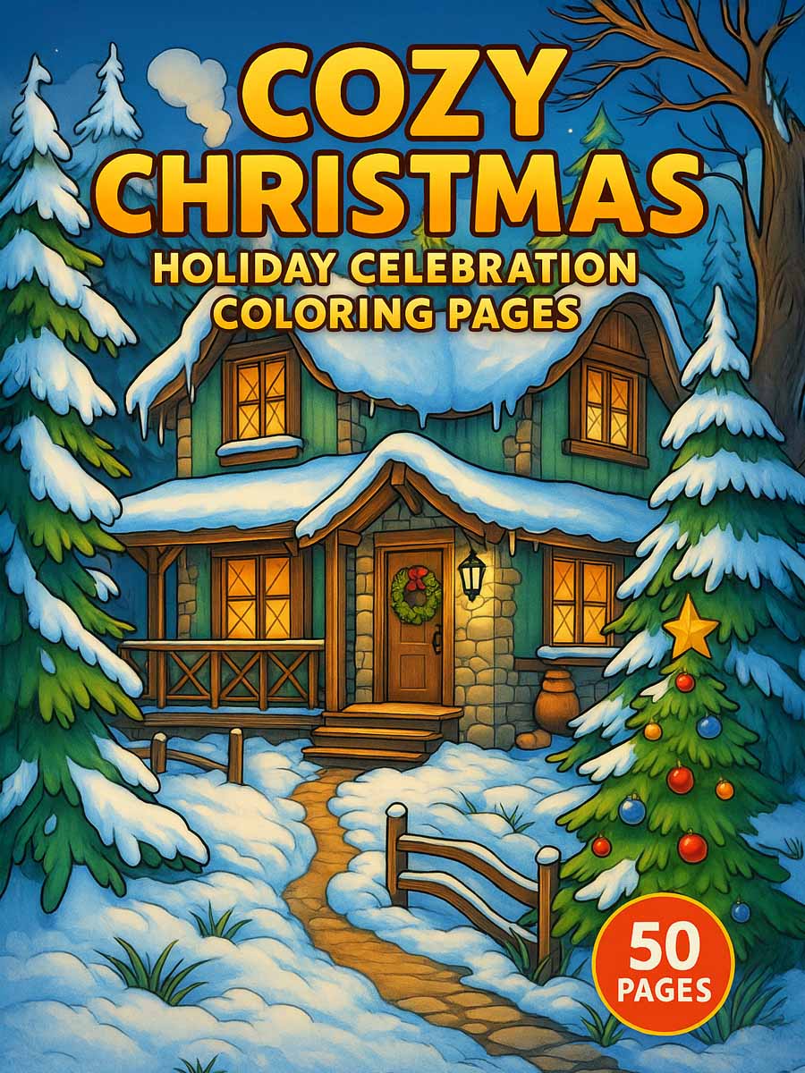 Cozy Christmas – 50 Holiday Celebration Pages